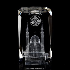 Лазерная графика Куб с изображением "Мечеть" , фотография 0. Интернет-магазин ЛАВКА ПОДАРКОВ