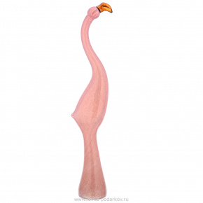 Стеклянная статуэтка "Фламинго", фотография 0. Интернет-магазин ЛАВКА ПОДАРКОВ