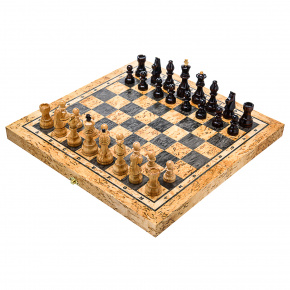 Шахматы складные из карельской берёзы, фотография 0. Интернет-магазин ЛАВКА ПОДАРКОВ