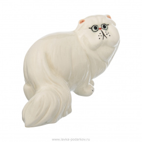 Статуэтка "Белый персидский кот", фотография 0. Интернет-магазин ЛАВКА ПОДАРКОВ