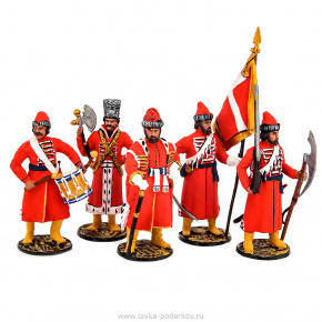 Оловянная миниатюра, набор солдатиков "Стрельцы Ивана Грозного", фотография 0. Интернет-магазин ЛАВКА ПОДАРКОВ