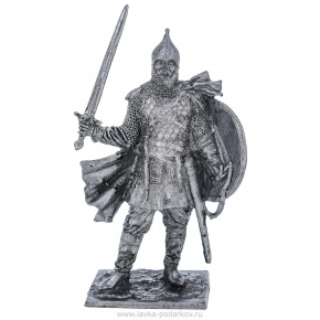 Оловянный солдатик "Русский воин, 14 век", фотография 0. Интернет-магазин ЛАВКА ПОДАРКОВ