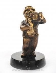 139126 Бронза Скульптура "Фотограф" 