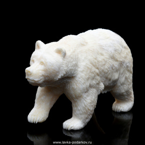 Скульптура из кости "Медведь", фотография 0. Интернет-магазин ЛАВКА ПОДАРКОВ