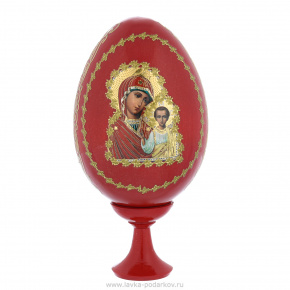 Пасхальное яйцо на подставке "Божья Матерь Казанская", фотография 0. Интернет-магазин ЛАВКА ПОДАРКОВ
