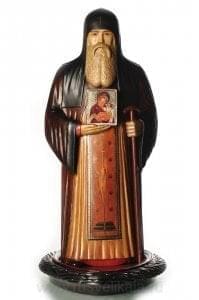 12173 Нат.дерево Скульптура "Святитель Василий Рязанский"