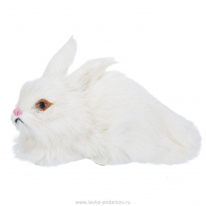 Игрушка из меха "Пушистый кролик", фотография 0. Интернет-магазин ЛАВКА ПОДАРКОВ