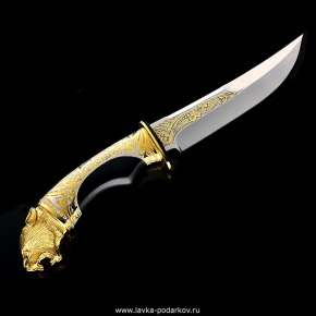 Нож сувенирный "Ягуар" Златоуст, фотография 0. Интернет-магазин ЛАВКА ПОДАРКОВ