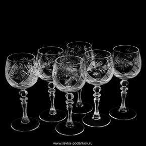 Набор хрустальных бокалов для вина 300 мл. 6 шт., фотография 0. Интернет-магазин ЛАВКА ПОДАРКОВ