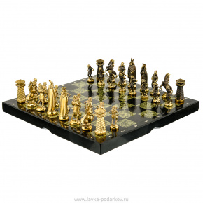 Шахматы из натурального камня "Викинги", фотография 0. Интернет-магазин ЛАВКА ПОДАРКОВ