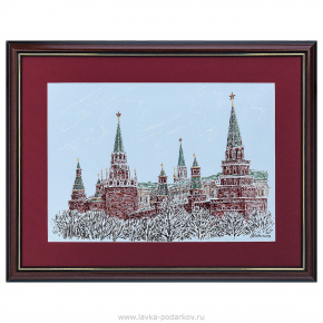 Картина "Москва, Кремль" 50х35 см, фотография 0. Интернет-магазин ЛАВКА ПОДАРКОВ