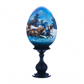Яйцо пасхальное на подставке "Тройка", фотография 0. Интернет-магазин ЛАВКА ПОДАРКОВ