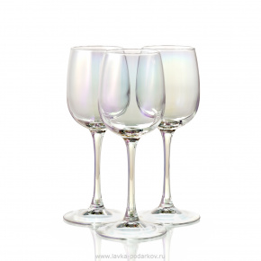 Набор 3 бокала для вина 300 мл "Радуга", фотография 0. Интернет-магазин ЛАВКА ПОДАРКОВ