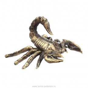 Бронзовая статуэтка "Скорпион", фотография 0. Интернет-магазин ЛАВКА ПОДАРКОВ