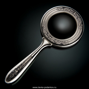 Лупа серебряная с чернением (серебро 925*), фотография 0. Интернет-магазин ЛАВКА ПОДАРКОВ