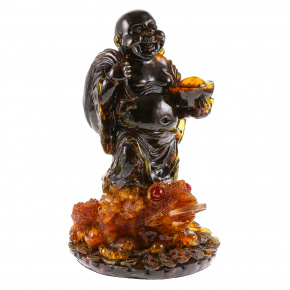 Статуэтка из янтаря "Будда", фотография 0. Интернет-магазин ЛАВКА ПОДАРКОВ