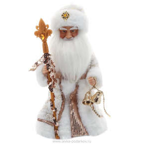 Новогодняя кукла "Дед Мороз" с музыкальным механизмом, фотография 0. Интернет-магазин ЛАВКА ПОДАРКОВ