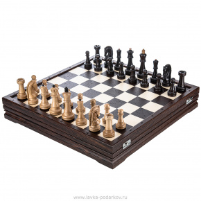 Шахматы деревянные 43х43 см, фотография 0. Интернет-магазин ЛАВКА ПОДАРКОВ