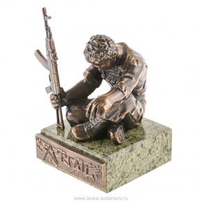 Бронзовая статуэтка "Мемориал воинов-афганцев Черный тюльпан", фотография 0. Интернет-магазин ЛАВКА ПОДАРКОВ