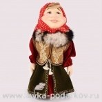 Сувенир кукла - бар "Баба - Зима"