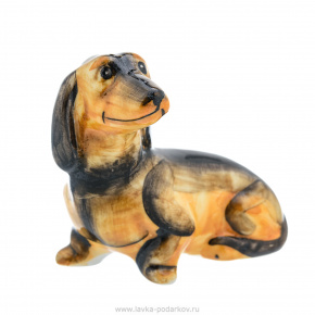 Фарфоровая статуэтка "Собака Такса", фотография 0. Интернет-магазин ЛАВКА ПОДАРКОВ