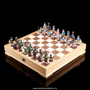 Шахматы деревянные "Полтава" , фотография 0. Интернет-магазин ЛАВКА ПОДАРКОВ