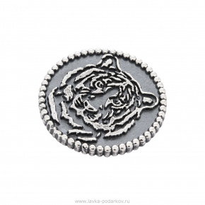 Монета "Тигр" из серебра 925*, фотография 0. Интернет-магазин ЛАВКА ПОДАРКОВ