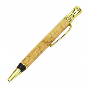 Ручка из карельской берёзы в шпонированном футляре, фотография 0. Интернет-магазин ЛАВКА ПОДАРКОВ