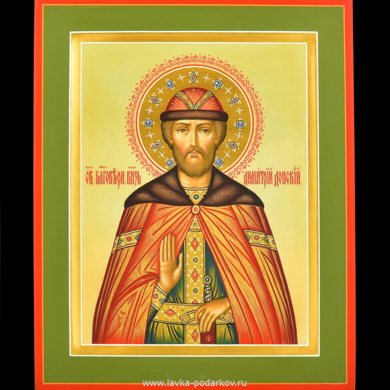 Какие есть святые дмитрии. Благоверный князь Донской икона.