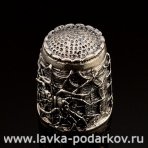 Сувенир наперсток "Паук" серебро 925*