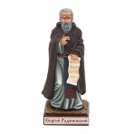 Христианская оловянная миниатюра "Святой Сергий Радонежский"