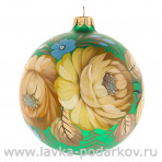 Новогодний елочный шар с авторской росписью