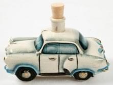-0,05л Фарфор МИНИ-ШТОФ "Игрушка-Волга-ГАЗ-21"в цвете и золоте 0,05л в комплекте 