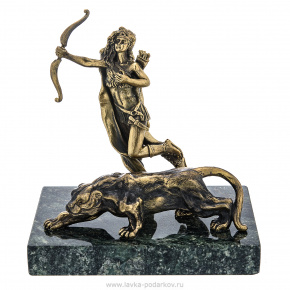 Бронзовая статуэтка "Артемида - богиня охоты", фотография 0. Интернет-магазин ЛАВКА ПОДАРКОВ