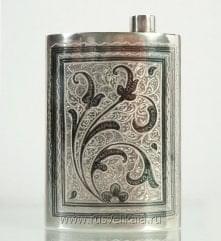 архив6796 Серебро Фляжка 