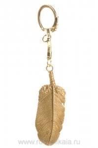 12877 Сувенир БРЕЛОК "Перо" 11,5 см Бронза