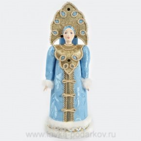 Кукла "Снегурочка" В традиционном зимнем костюме, фотография 0. Интернет-магазин ЛАВКА ПОДАРКОВ