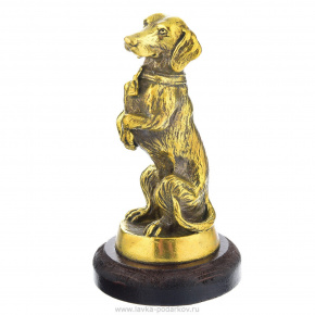 Бронзовая статуэтка собаки "Каштанка", фотография 0. Интернет-магазин ЛАВКА ПОДАРКОВ