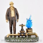Бронзовая статуэтка «Работник нефтегазовой промышленности» 