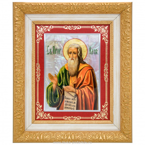 Икона на перламутре "Святой пророк Илья" 35х30 см, фотография 0. Интернет-магазин ЛАВКА ПОДАРКОВ