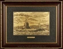  /35*72см Офорт черно-белый "Военно-морской флот" 