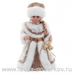 Новогодняя кукла "Снегурочка" с музыкальным механизмом