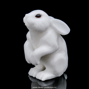 Скульптура из натурального камня "Кролик". Ангидрид, фотография 0. Интернет-магазин ЛАВКА ПОДАРКОВ