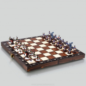 Шахматы деревянные "Бородино" (в ассортименте), фотография 0. Интернет-магазин ЛАВКА ПОДАРКОВ