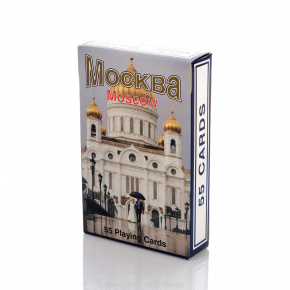 Игральные карты "Москва" (55 карт), фотография 0. Интернет-магазин ЛАВКА ПОДАРКОВ