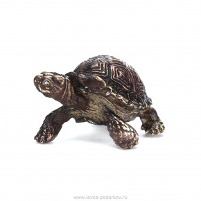 Бронзовая статуэтка "Черепаха", фотография 0. Интернет-магазин ЛАВКА ПОДАРКОВ
