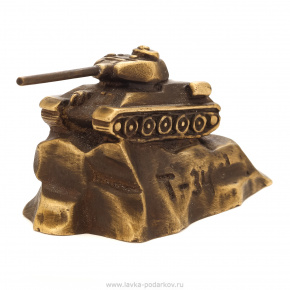 Модель танка "Танк Т-34" из бронзы, фотография 0. Интернет-магазин ЛАВКА ПОДАРКОВ