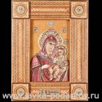 Икона Пресвятой Богородицы "Вифлеемская". Береста 44X34см 