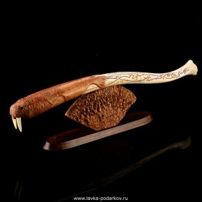 Скульптура из кости "Плывущий морж", фотография 0. Интернет-магазин ЛАВКА ПОДАРКОВ