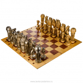 Эксклюзивные большие деревянные шахматы "Море" 100х100 см, фотография 0. Интернет-магазин ЛАВКА ПОДАРКОВ
